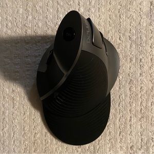 DeLUX M618 Wired Vertical Ergonomic Mouse for Medium/Large Hands Black Mouse